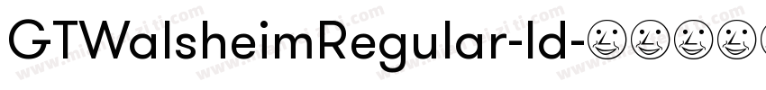 GTWalsheimRegular-Id字体转换