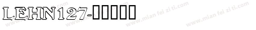 LEHN127字体转换