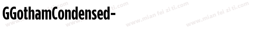 GGothamCondensed字体转换