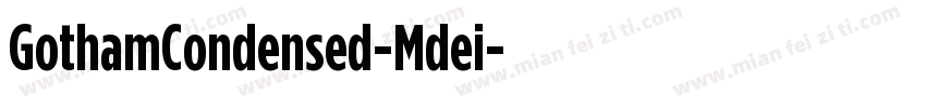 GothamCondensed-Mdei字体转换
