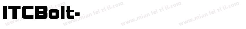 ITCBolt字体转换