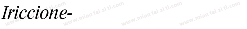 Iriccione字体转换