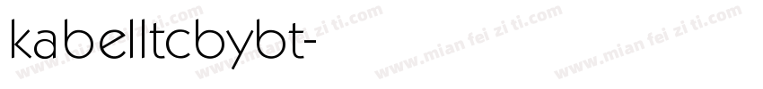 kabelltcbybt字体转换