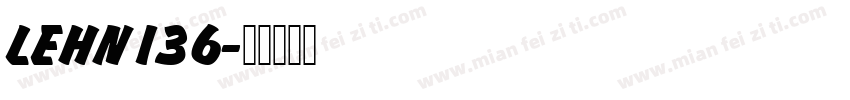 LEHN136字体转换