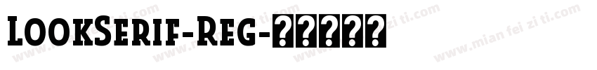 LookSerif-Reg字体转换