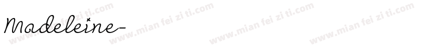 Madeleine字体转换