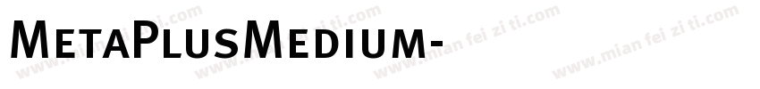 MetaPlusMedium字体转换