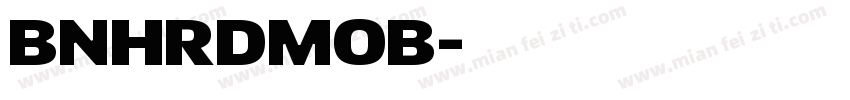 BNHRDMOB字体转换