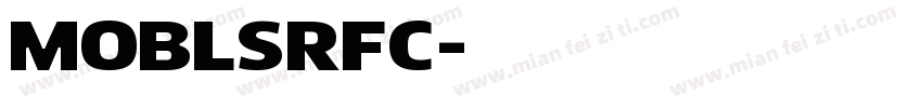 MOBLSRFC字体转换