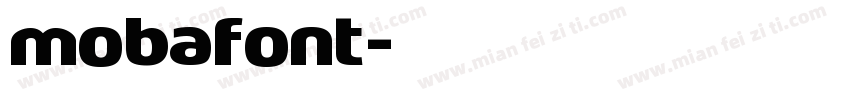 mobafont字体转换