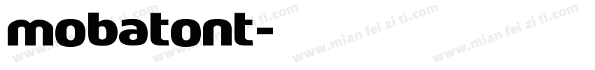 mobatont字体转换