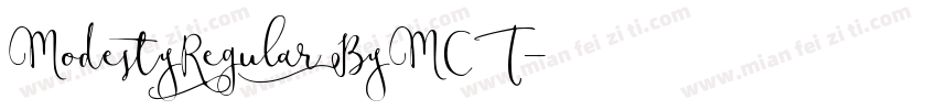 ModestyRegularByMCT字体转换
