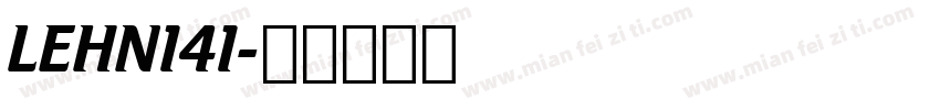 LEHN141字体转换