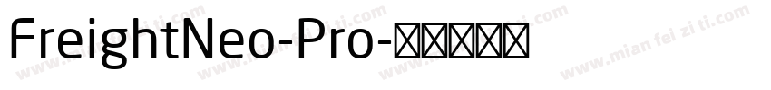 FreightNeo-Pro字体转换