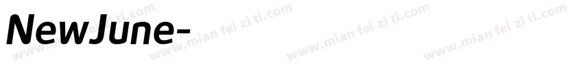 NewJune字体转换