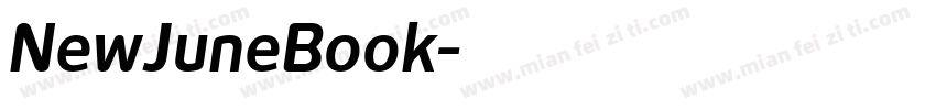 NewJuneBook字体转换