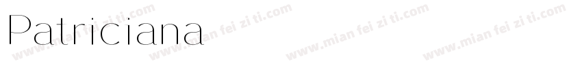 Patriciana字体转换