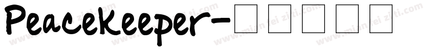 Peacekeeper字体转换