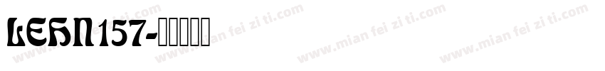 LEHN157字体转换