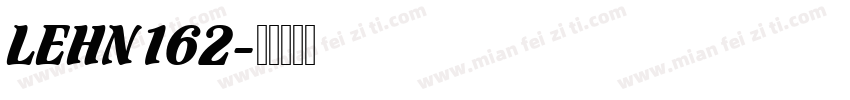 LEHN162字体转换