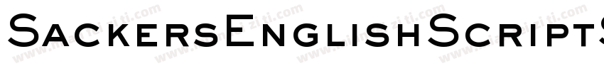 SackersEnglishScriptStd字体转换
