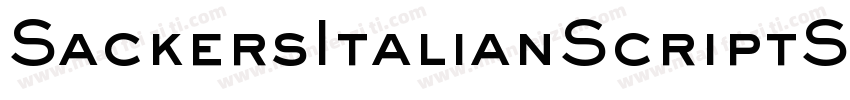 SackersItalianScriptStd字体转换