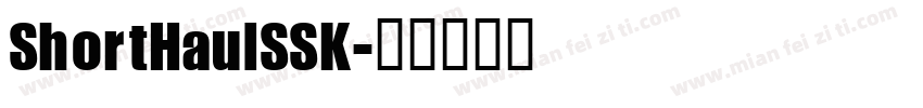 ShortHaulSSK字体转换