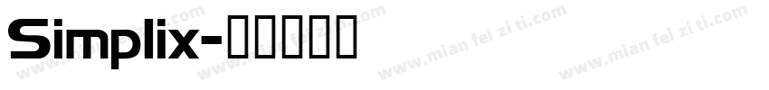 Simplix字体转换
