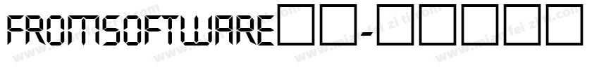FromSoftware字体字体转换