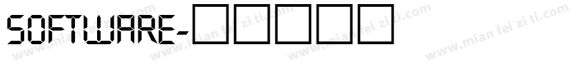Software字体转换