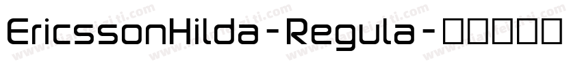 EricssonHilda-Regula字体转换