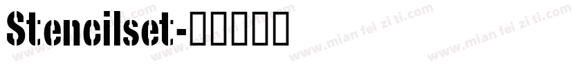 Stencilset字体转换