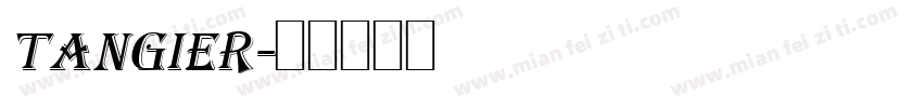 tangier字体转换