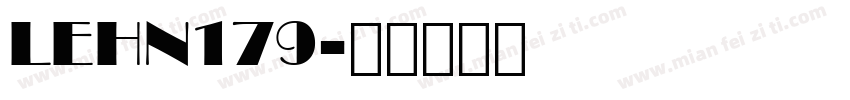 LEHN179字体转换