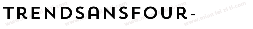TrendSansFour字体转换