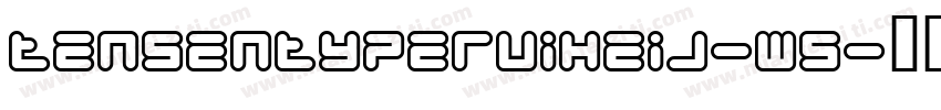 tensentyperuiheij-w5字体转换