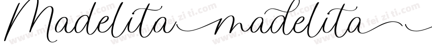 Madelita字体字体转换
