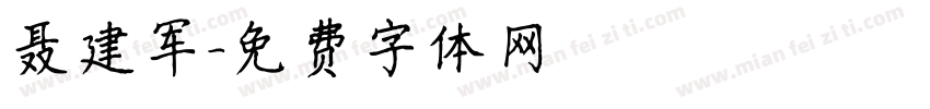 聂建军字体转换