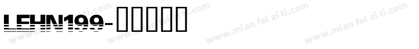 LEHN199字体转换