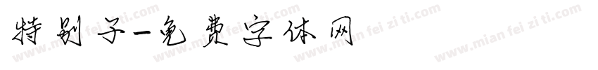 特别子字体转换