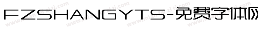 FZSHANGYTS字体转换