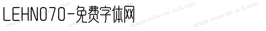LEHN070字体转换