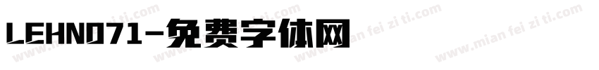 LEHN071字体转换