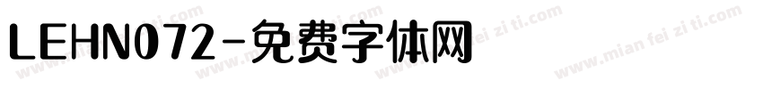 LEHN072字体转换