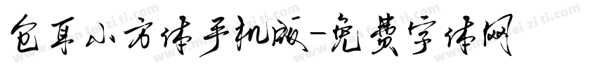 仓耳小方体手机版字体转换