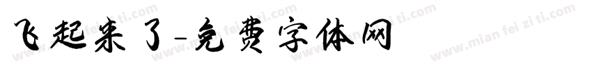 飞起来了字体转换