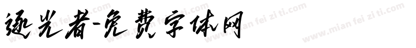 逐光者字体转换
