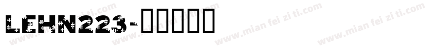 LEHN223字体转换