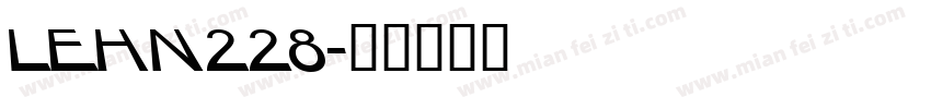 LEHN228字体转换