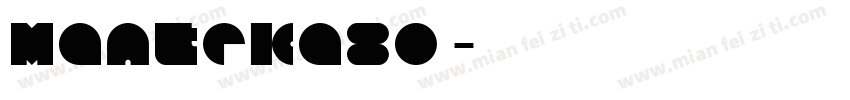 Manteka80字体转换
